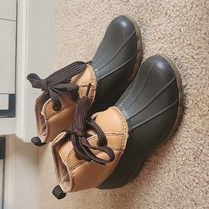 Sperry Saltwater 2-eye Leather Duck Boots